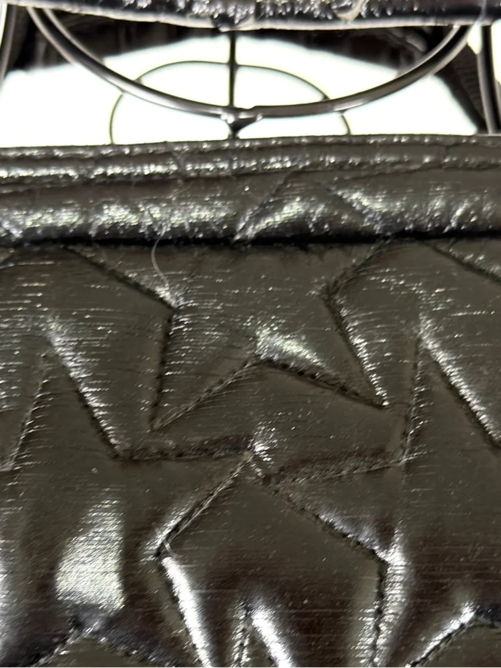 Betseyville Betsey Johnson Black Star Quilted Tote Bag Studded Y2K Glam